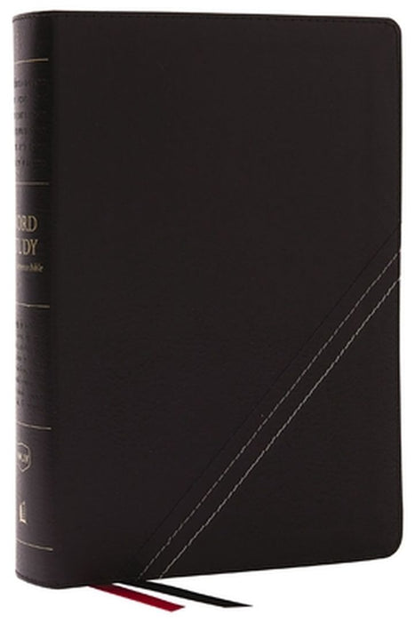 Nkjv, Word Study Reference Bible, Bonded Leather, Black, Red Letter, Thumb Indexed, Comfort Print: 2,000 Keywords That Unlock the Meaning of the Bible by Thomas Nelson