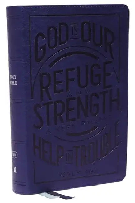 Kjv, Personal Size Reference Bible, Verse Art Cover Collection, Leathersoft, Blue, Red Letter, Thumb Indexed, Comfort Print: Holy Bible, King James Ve by Thomas Nelson