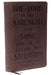 Kjv, Personal Size Reference Bible, Verse Art Cover Collection, Genuine Leather, Brown, Red Letter, Comfort Print: Holy Bible, King James Version by Thomas Nelson