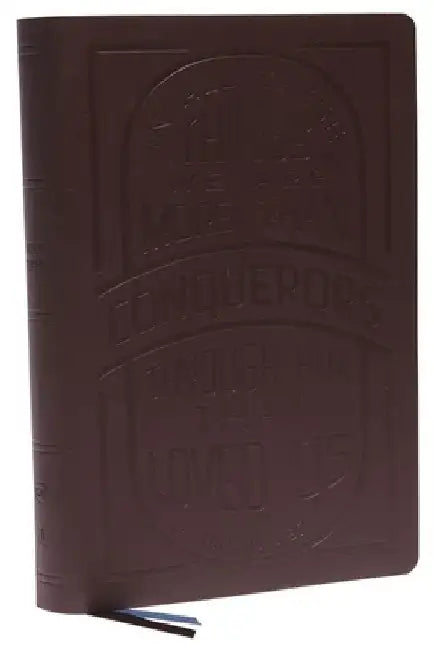 Kjv, Giant Print Center-Column Reference Bible, Verse Art Cover Collection, Genuine Leather, Brown, Red Letter, Comfort Print: Holy Bible, King James by Thomas Nelson