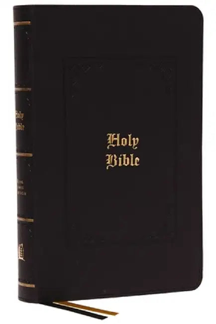 Kjv, Personal Size Large Print Reference Bible, Vintage Series, Leathersoft, Black, Red Letter, Comfort Print: Holy Bible, King James Version by Thomas Nelson