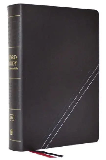 Kjv, Word Study Reference Bible, Bonded Leather, Black, Red Letter, Comfort Print: 2,000 Keywords That Unlock the Meaning of the Bible by Thomas Nelson