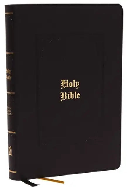 Kjv, Large Print Center-Column Reference Bible, Leathersoft, Black, Red Letter, Thumb Indexed, Comfort Print: Holy Bible, King James Version by Thomas Nelson