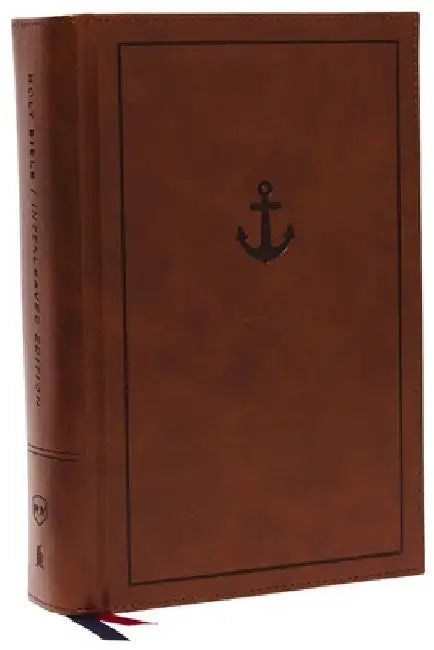 Nkjv, Interleaved Bible, Journal Edition, Leathersoft Over Board, Brown, Red Letter, Comfort Print: The Ultimate Bible Journaling Experience by Thomas Nelson