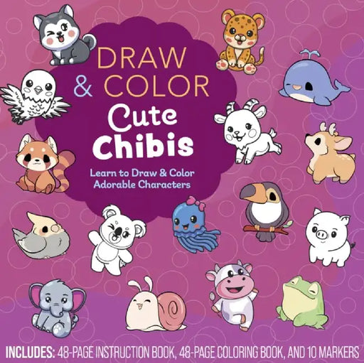 Draw and Color Cute Chibis by Editors of Chartwell Books