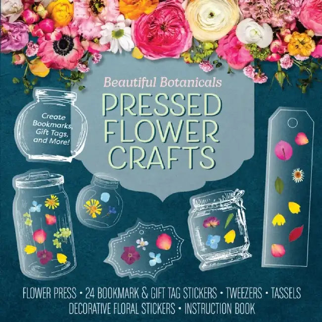 Beautiful Botanicals Pressed Flower Crafts Kit by Editors of Chartwell Books
