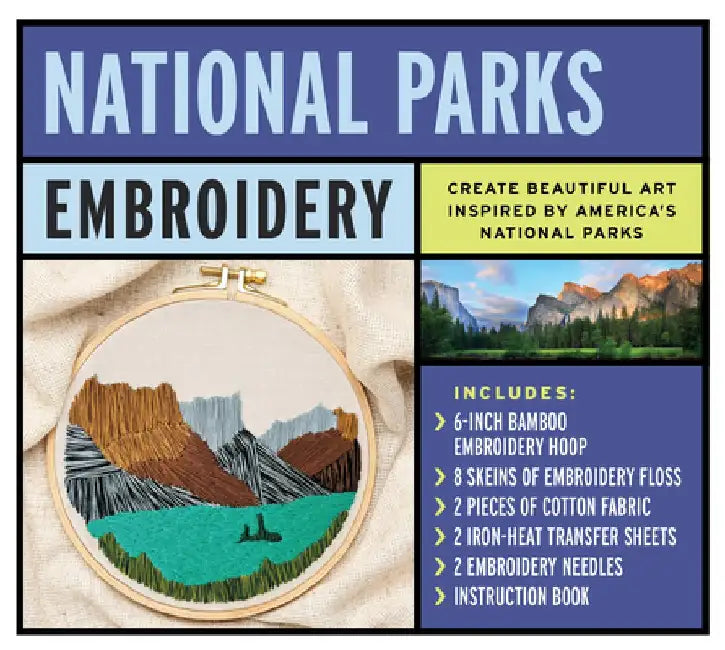 National Parks Embroidery kit by Ken, Jr. Jones