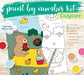Cozycore Paint by Number Kit: Paint Your Way to Cozy - Kit Includes: 5 Paint by Number Canvases, 10 Paint Colors, Paintbrush, Instruction Book by Editors of Chartwell Books