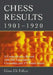 Chess Results, 1901-1920: A Comprehensive Record with 860 Tournament Crosstables and 375 Match Scores by Gino Di Felice