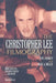 The Christopher Lee Filmography: All Theatrical Releases, 1948-2003 by Tom Johnson, Mark a. Miller