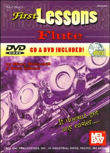 First Lessons Flute [With CD and DVD] by Mizzy McCaskill, Dona Gilliam