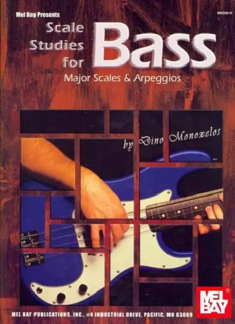 Scale Studies for Bass: Major Scales & Arpeggios by Dino Monoxelos