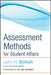 Assessment Methods for Student Affairs by John H Schuh and Associates