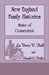 New England Family Histories: State of Connecticut by Luverne V. Hall, Donald O. Virdin