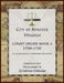 City of Norfolk, Virginia Court Order Book 5, 1788-1792 by Kristina DeLuise