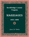 Rockbridge County, Virginia Marriages 1851-1885 by Louisa Perkins