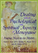 Dealing with the Psychological and Spiritual Aspects of Menopause: Finding Hope in the Midlife by Dana E. King
