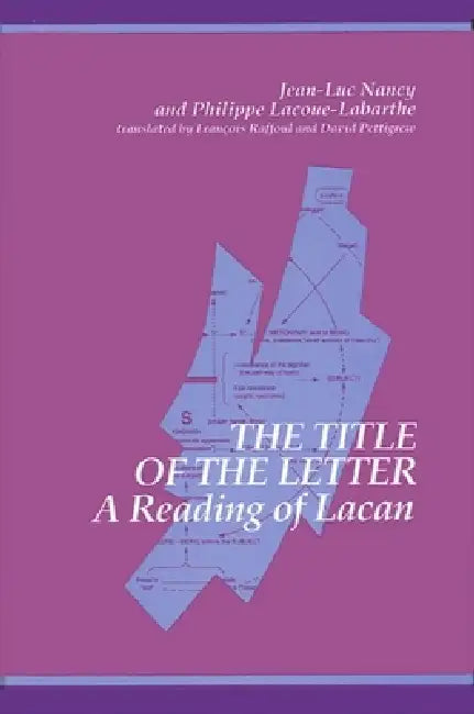 The Title of the Letter: A Reading of Lacan by Jean-Luc Nancy, Philippe Lacoue-Labarthe, François Raffoul
