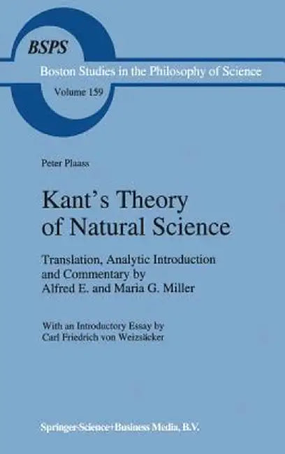 Kant's Theory of Natural Science by Peter Plaass