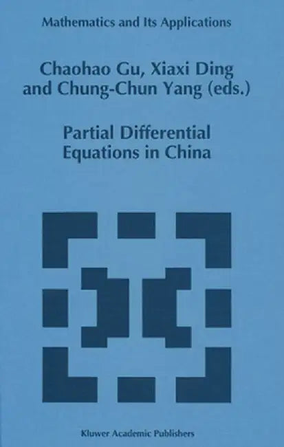 Partial Differential Equations in China by Chaohao Gu