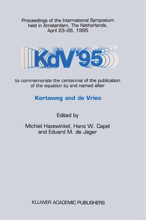 Kdv '95 by Michiel Hazewinkel