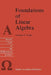 Foundations of Linear Algebra by Jonathan S. Golan