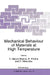 Mechanical Behaviour of Materials at High Temperature by C. Moura Branco, R. Ritchie, V. Sklenicka