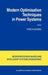 Modern Optimisation Techniques in Power Systems by Yong-Hua Song