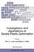 Investigations and Applications of Severe Plastic Deformation by Terry C. Lowe