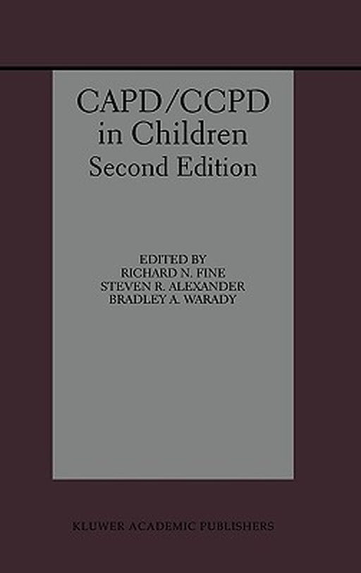 Capd/Ccpd in Children by Richard N. Fine