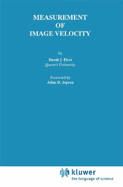 Measurement of Image Velocity by David J. Fleet