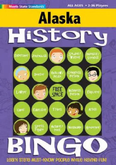 Alaska History Bingo Game! by Gallopade International