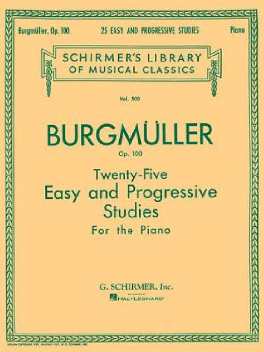Twenty-Five Easy and Progressive Studies for the Piano, Op. 100: Piano Solo