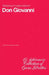 Don Giovanni: Libretto by Wolfgang Amadeus Mozart
