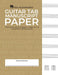 Guitar Tablature Manuscript Paper Standard Edition 64 Pages for Music Notation and Chord Diagrams by Hal Leonard Corp