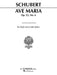 Ave Maria: Medium High Voice in B-Flat by Franz Schubert
