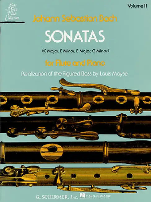 Sonatas for Flute and Piano, Vol. 2: Flute and Piano by Johann Sebastian Bach, Louis Moyse