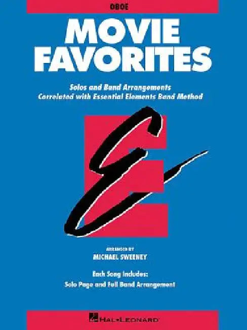 Essential Elements Movie Favorites: Oboe by Hal Leonard Corp, Michael Sweeney