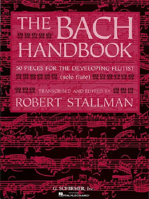 The Bach Handbook: Solo Flute by Johann Sebastian Bach