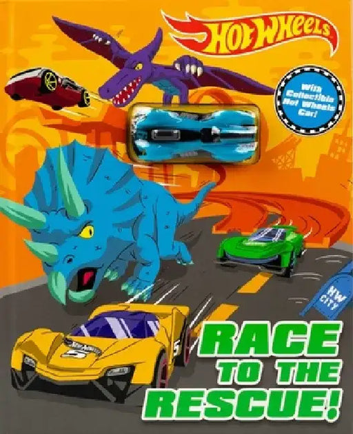 Hot Wheels: Race to the Rescue!: Storybook with Collectible Car by Editors of Studio Fun International