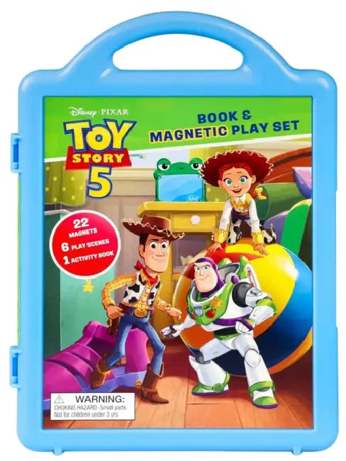 Disney Pixar Toy Story 5 Book And Magnetic Play Set