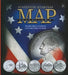 Statehood Quarters Collector's Map: Plus the District of Columbia and United States Territories by Whitman Publishing