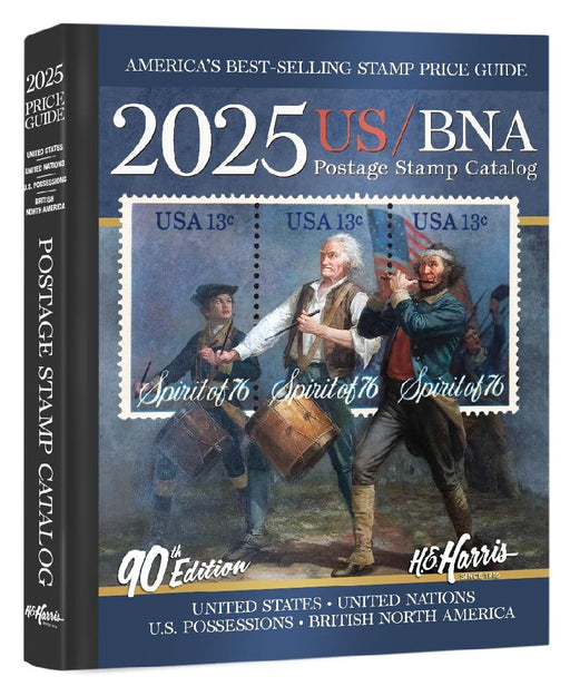 Us/Bna Stamp Catalog 2025 by He Harris