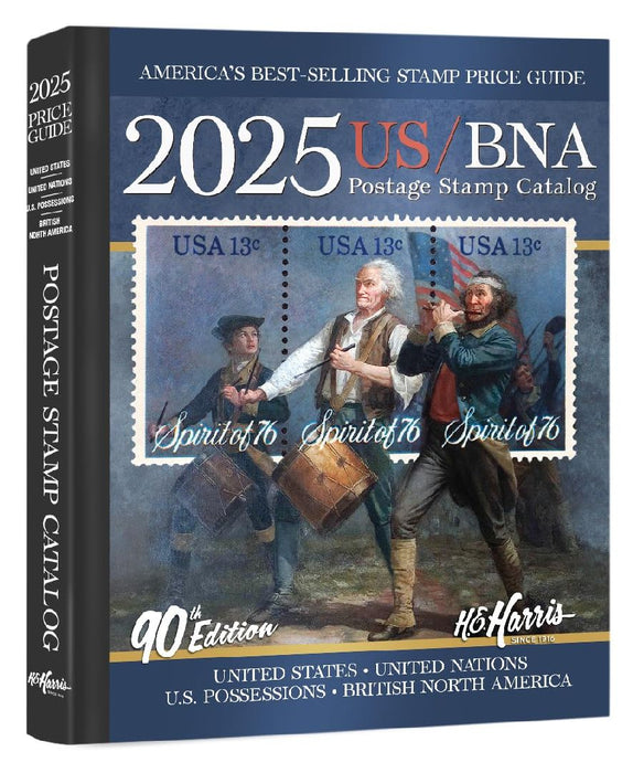 Us/Bna Stamp Catalog 2025 by He Harris