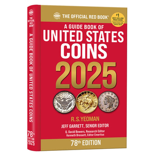 A Guide Book of United States Coins 2025 Redbook Hidden Spiral by Jeff Garrett