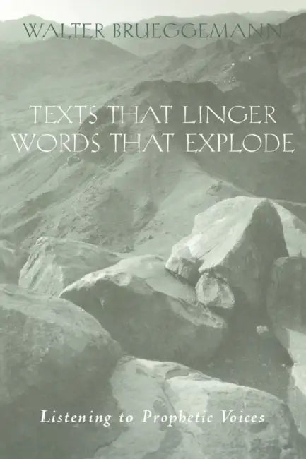 Texts That Linger Words That E by Walter Brueggemann, Patrick D. Miller