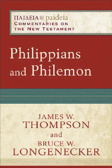 Philippians and Philemon by Bruce W. Longenecker