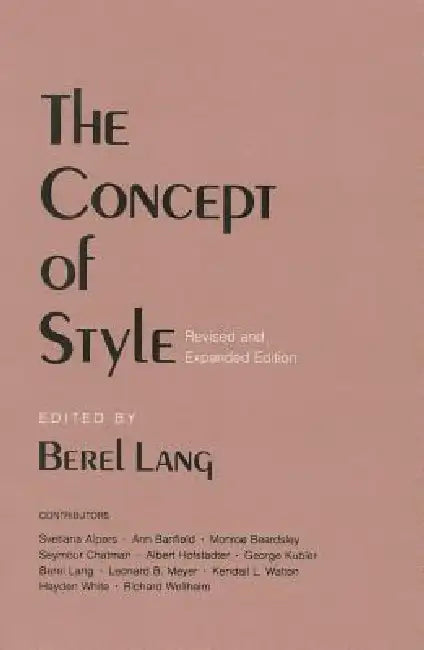 The Concept of Style by Berel Lang