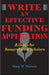 Write an Effective Funding Application: A Guide for Researchers and Scholars by Mary W. Walters