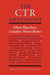 The CTR Anthology: Fifteen Plays from Canadian Theatre Review by Alan Filewod
